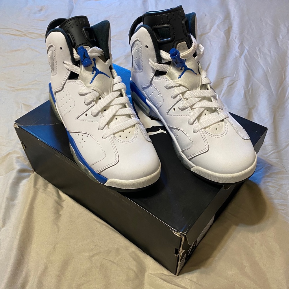 JORDAN RETRO 6 SPORT BLUE